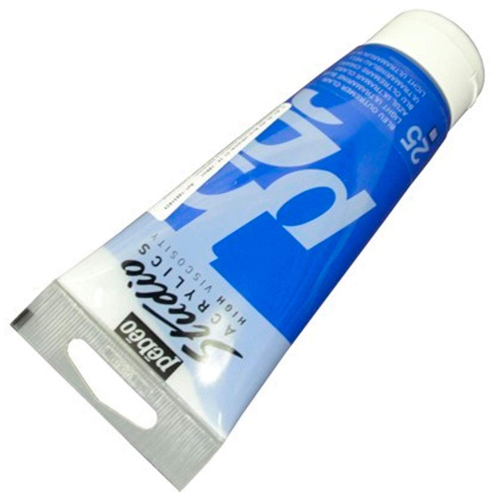 Pébéo Acrylic opaque paint - Light ultramarine blue - 100 ml — image 1