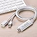 Edal 2017 The Latest 3rd Generation Lightning to HDMI Cable Digital AV Adapter for iPhone 7 7PLUS, 6S,6, iPad Air/Mini/Pro, iPod Touch 5th/6th,samaung:S5,S6,.NOTE4,NOTE5,NOTE7, Huawei P8,P9(White)
