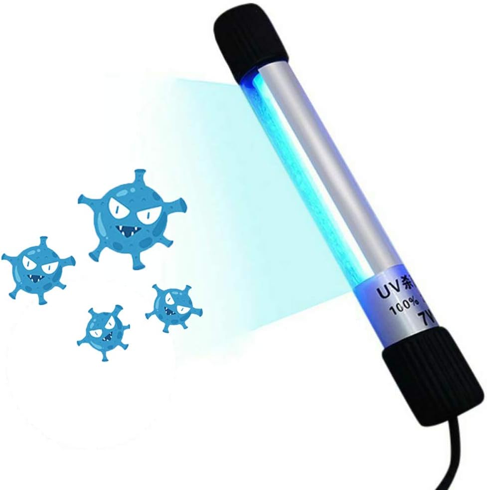 Aipinvip UV Sanitizer Travel Wand Quickly and Efficiently Portable Household for Hotel House Kids Toys Removing Formaldehyde Ultraviolet Disinfection Lamp 5W