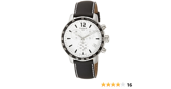 Amazon.com: Tissot Men's T0954171603700 Quickster Analog Display Swiss  Quartz Black Watch : Clothing, Shoes \u0026 Jewelry