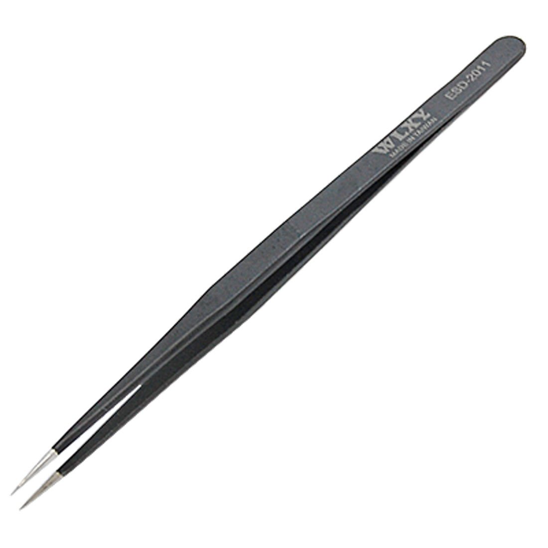 Sourcingmap ESD-2011 Tweezers, Anti-Static Non-Magnetic Straight Pointed Tip for Craft Jewelry Electronics, 5 1/2" Overall Length
