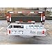Ultra-Tow Aluminum Folding Hitch Cargo Carrier with Ramp- 500-Lb. Capacity 49inL x 29 1/2inW