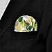 Shlax & Wing Mens Pocket Square Dots Green Black White Handkerchieves Silk Hanky