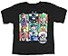 Boys DC Comics Lego Batman Movie Character Blocks Black Graphic T-Shirt - Small