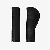 Brooks England Ergonomic Rubber Grip 130/130 Black | Brooks Ergonomic Rubber Bike Handlebar Grips 130mm Black