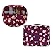 Tancendes Waterproof Travel Bag Makeup bag Cosmetic Bag Travel Kit Organizer Bathroom Storage Cosmetic Bag Carry Case Toiletry Bag Multifunctional Pouch Hanging toiletry bag Polka Dot Red