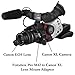Fotodiox Pro Lens Mount Adapter, Canon EOS EF, EF-S Lens to Canon XL Mount Video Camera XL-1, XL-1s, XL-2, XL-H1 HDV Camcorder