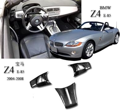 Amazon Com Eppar New Carbon Fiber Steering Wheel Cover For Bmw Z4 E85 E86 2002 2008 Automotive