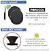 HigherHuman PopDock Expandable Phone Grip Car Mount. Strong, Sticky and Unbreakable Holder for Your Car, Truck, Vehicle, Home or Office (Black- 2 Pack)