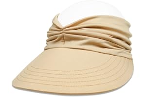 ZYAWP Sun Hat Women Sun Beach Visor Cap UV Protection with Wide Brim for Sports Beach Golf Hiking