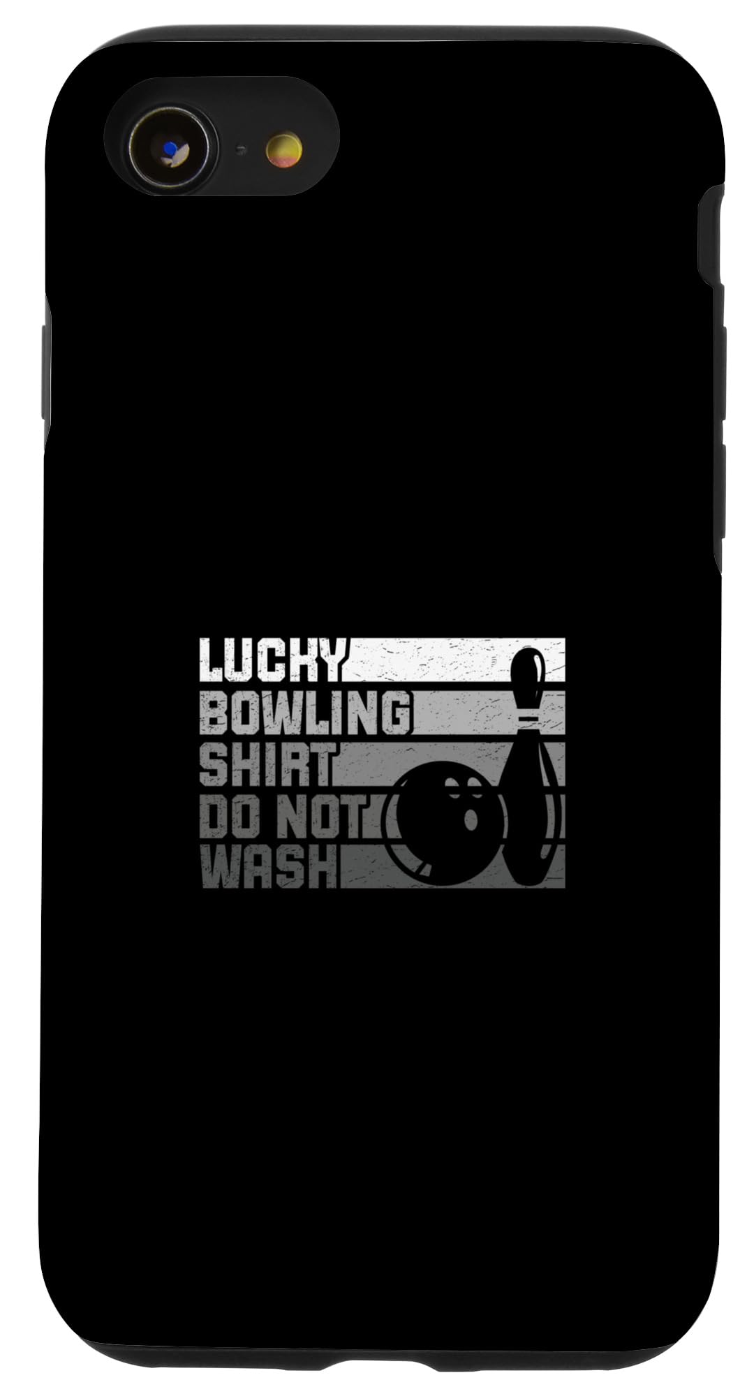 iPhone SE (2020) / 7 / 8 Lucky Bowling Shirt Do Not Wash Funny Bowler Case