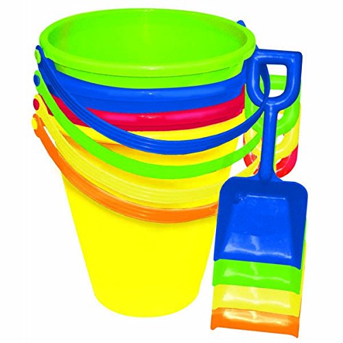 Amscan Fun Filled Summer Pail and Shovel Party Activity (Pack of 1), Multicolor, 9