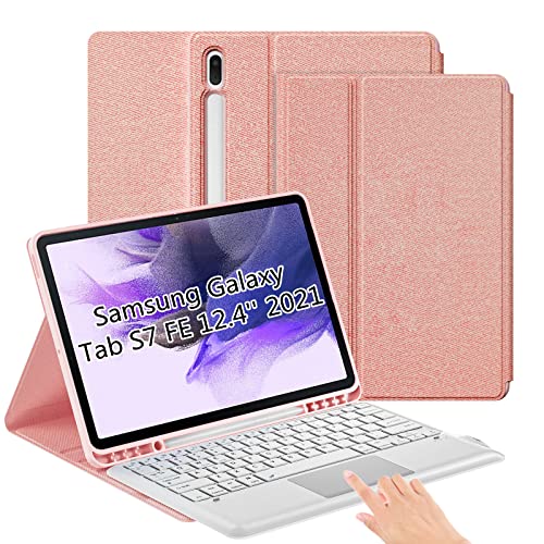 Touch Keyboard Case for Samsung Galaxy Tab S7 FE 2021