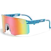 FIXEROS Two Size Polarized Baseball Sunglasses For Adults and Youth Boys Girls Kids UV400 Men Women Cycling Sports Glasses