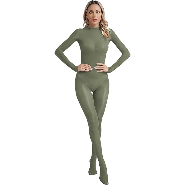 Amazon.com: Freebily Women's Nylon Sheer Ice Silky