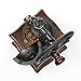 Coffee Grinder Foruchoice Vintage Style Coffee Grinder Spice Hand Grinding Machine Hand-crank Roller Drive Grain Burr Mill Coffee Machine