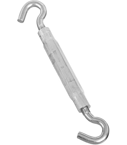 Lot de 5 tendeurs à œil et œil M6 en acier inoxydable 304 très résistants Lot de 5 tendeurs à œil et œil M6 en acier inoxydable 304 très résistants