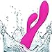 The Perfect Match – Flexible Rabbit Vibrator Sex Toy with 10 Powerful Settings for Women & Couples, Waterproof, Rechargeable, Quiet, by Sweet Vibrations (Pink)thumb 3