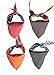Tail Trends 6 Pack Pet Dog Bandanas Triangle Bib Scarf Assortment of Designs Available - 100% Cotton
