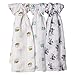 Bamboo Baby Swaddle Receiving Blankets – Super Soft and Cool- Keep Infant Safe Natural Anti-Bacterial Breathable Bamboo Muslin Easy Care Burp Cloth, Baby Shower Gift (3 XLarge- 47