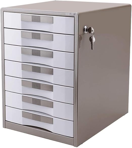 Amazon Com Gongff File Cabinets Portable Tidy Storage Box Abs Material Landslide Track Drawer Small White Label Ring Cabinet Pp Plastic 26 5x36x25 5cm Color A1 Size With Lock Home Kitchen