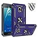Galaxy A13 5G Case, Gritup [Military Grade] Shockproof Protection Case with 360° Magnetic Ring Holder Kickstand Case for Samsung A13 5G, Purple