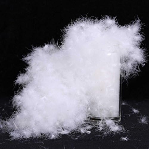 Bulk 100% Natural White Washed Goose Down No Feather Filling for DIY Repair Pillow Cushion Comforter Jacket Coat Sleeping bag,750+Fill Power (2LB)