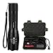Super Bright Handheld Led Torch Waterproof with Rechargeable Battery, Adjustable Focus and 5 Light Modes for Kids Women Camping Hiking Emergency