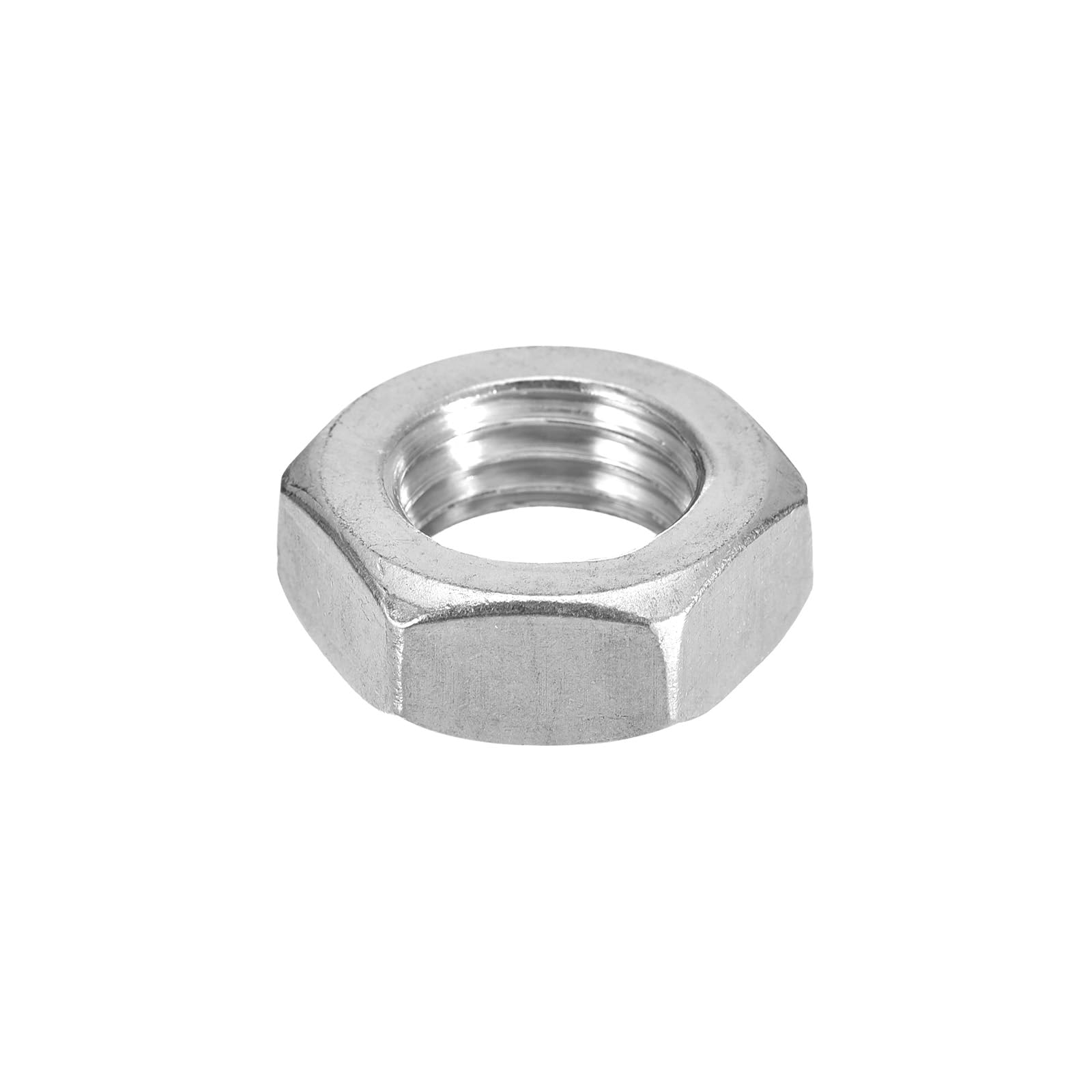 METALLIXITY Hex Nuts (1"-8) 1Pcs, 316 Stainless Steel Coarse Thread Hexagon Nut Hardware - for DIY Home Repair Machinery, Silver