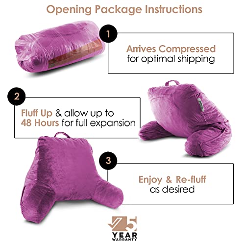 Nestl Reading Pillow for Kids, Small Bed Pillow, Back Pillow for Sitting in Bed, Memory Foam