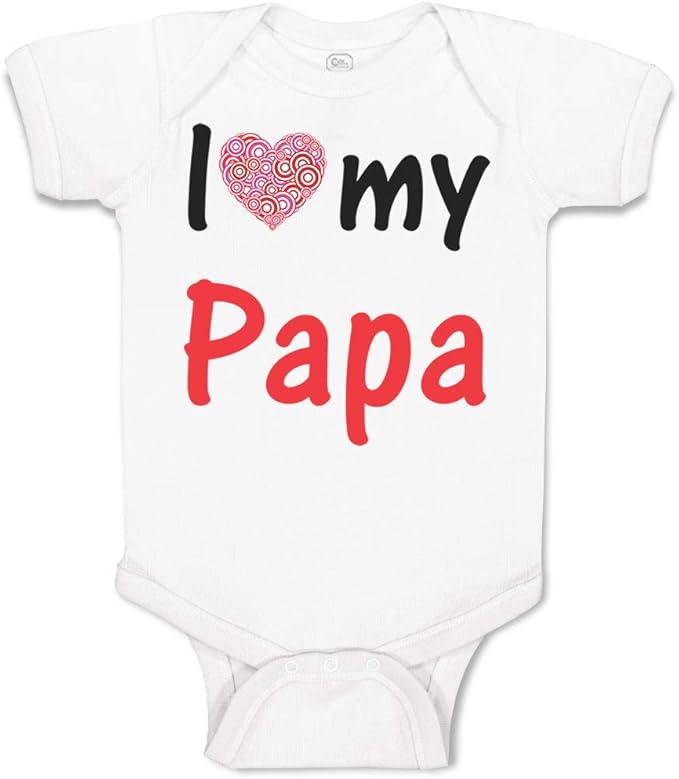 i love my papa baby clothes
