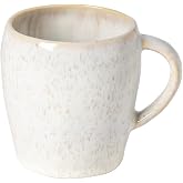 Casafina Ceramic Stoneware 15 oz. Mug - Eivissa Collection, Sand Beige | Microwave &amp; Dishwasher Safe Dinnerware | Food Safe Glazing | Restaurant Quality Drinkware
