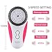 Facial Brush, 3 Speed Sonic Facial Cleansing Brush Syetem, IP66 Waterproof Face Scrubber for Facial and Body Skin Cleansing with 3 Brush Heads