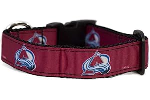 All Star Dogs NHL Unisex NHL Colorado Avalanche Dog Collar