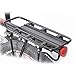 Blackpoolfa Rear Bike Rack with Accessories | Aluminum Alloy Bicycle Cargo Rack 132lbs Capacity -Quick Release & Easy to Install Blackthumb 3