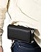 Hengwin Holster Belt Case Phone 8 Plus 7 Plus,Premium PU Leather Horizontal Carrying Case Smartphone Sleeve Cover Hold 2 Cellphones 5.5 inch/Belt Loop/Magnetic Snap Closure Samsung S8 Plus-Black