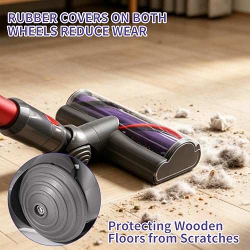 KENVOR Brush Compatible with Dyson V7, V8, V10, V11, V15, Gen 5 Suitable for Hard Floors, Turbine Head Direct Drive