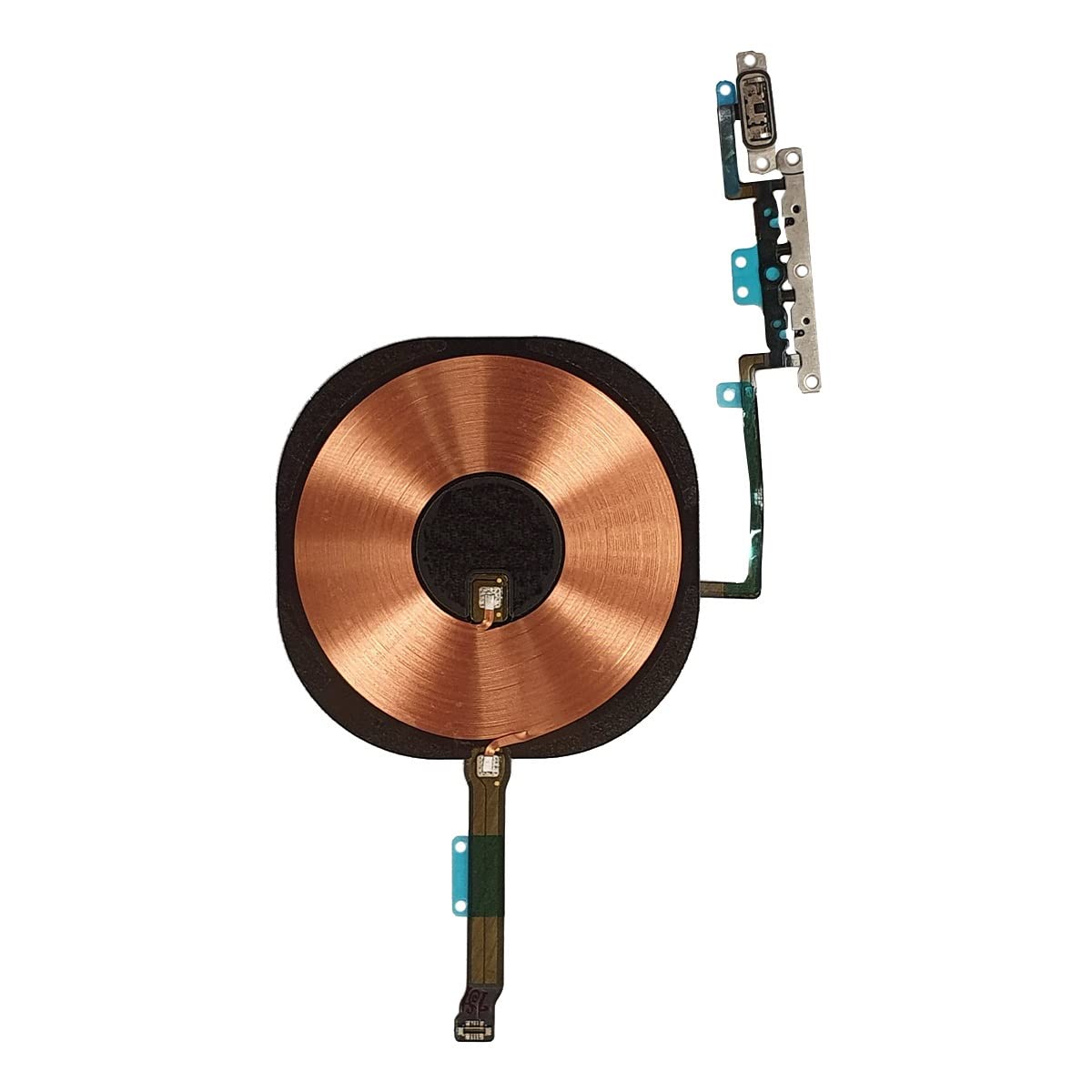 DHLK® QI Wireless Charging Coil with NFC Antenna Compatible with iPhone 11 Pro Max/Wireless Charging with Volume Cable (A2161, A2220, A2218)