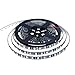 ALITOVE 16.4ft 5050 Blue LED Flexible Strip Ribbon Light Black PCB DC 12V 5M 300 LEDs Waterproof IP65 for Home Garden Commercial Area Lighting