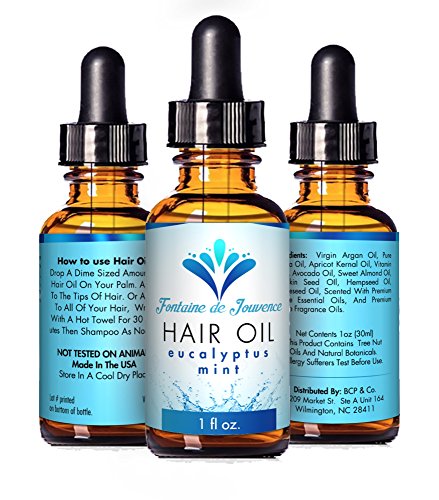Oil for Hair, Beard, Skin, 9 Cold Pressed Natural Oils Argan,Grapeseed, Vit E, Apricot Kernal, Pumpkin Seed, Hempseed, Avocado, Sweet Almond, Jojoba For Hair Loss, Hair Repair, 11 Amazing Scents