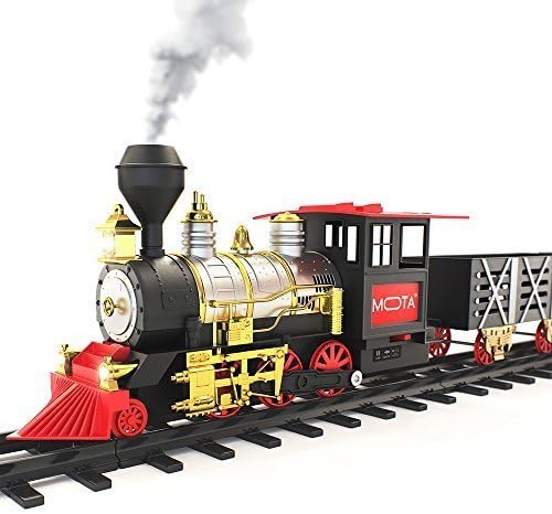 MOTA Classic Toy Train with Real Smoke 