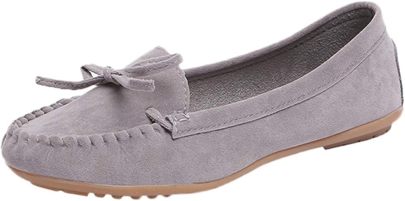 comfortable gray flats