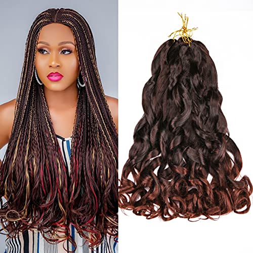 Pre Stretched Braiding Hair 20 Inch Loose Wave Crochet Braids Hair 8 packs Big wavy curly Bouncy Braiding Hair Curly Synthetic Hair Extensions (75g/packs .T33# ) Pre Stretched Braiding Hair 20 Inch Loose Wave Crochet Braids Hair 8 packs Big wavy curly Bouncy Braiding Hair Curly Synthetic Hair Extensions (75g/packs .T33# )