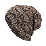 Dressin_Hat Women Men Warm Baggy Weave Crochet