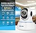 Escam QF002 IP Wireless Mini PTZ IR LED Indoor Home Security Surveillance System Dome Camera with 720p HD Night Vision, P2P Two Way Audio, 32GB TF Card and Motion Detection