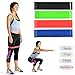 Odoland Exercise Resistance Loop Bands-Physical Therapy Bands-Fitness Stretch-Elastic Power Weight Bands-Set of 4 Strength Performance Bands-in Home Gym Elastic Strength for All Workouts