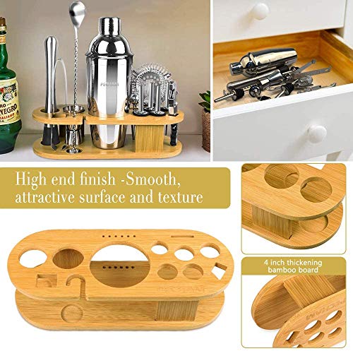 Shaker Barkeeper-Set – 19-teiliges Bar-Werkzeug-Set – Bild 3