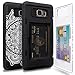 TORU CX PRO Note 5 Wallet Case Pattern Mandala with Hidden Credit Card Holder ID Slot Hard Cover & Mirror for Samsung Galaxy Note 5 - Dreamcatcher