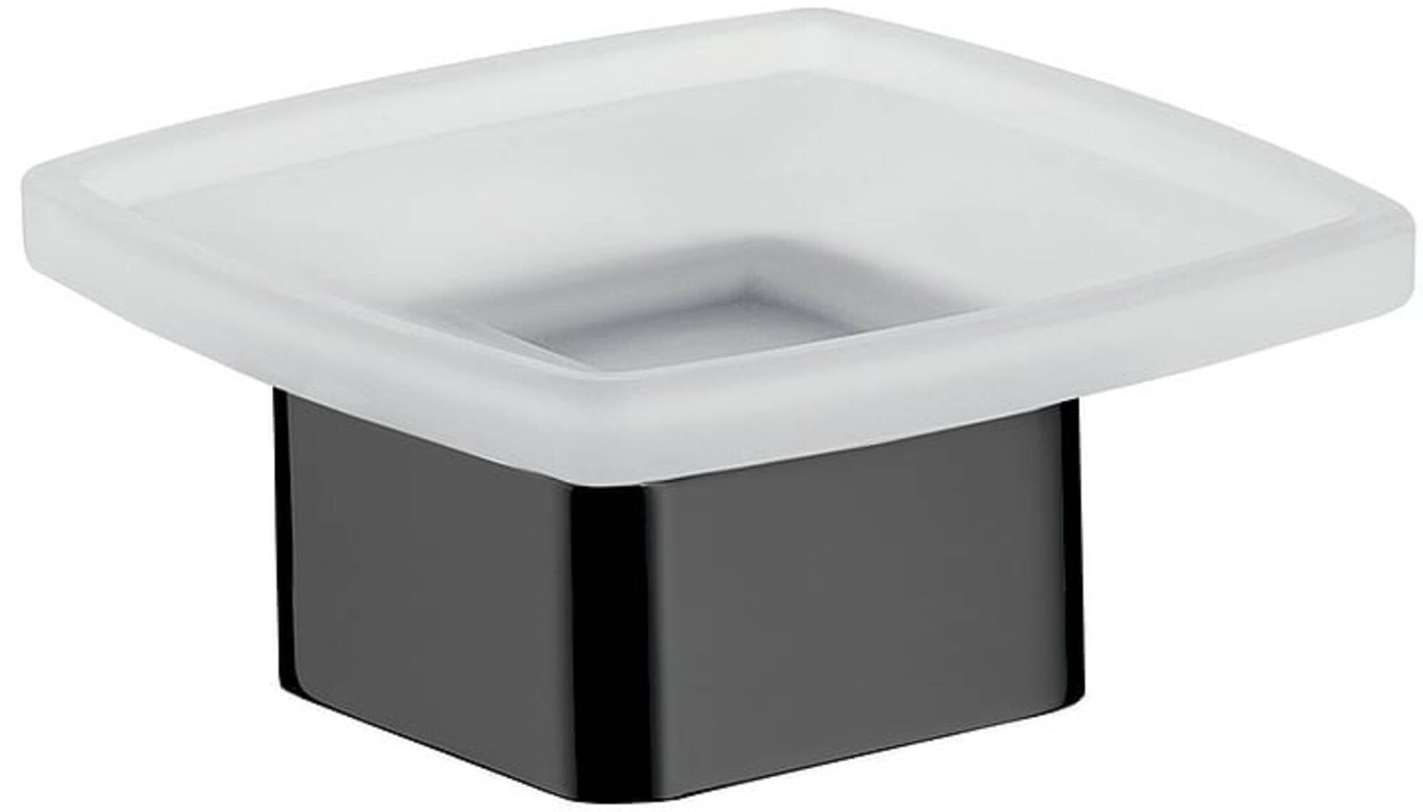 Emco Cue Stainless Steel Opt. Stand.Fl-Soapsp, Black, Normal