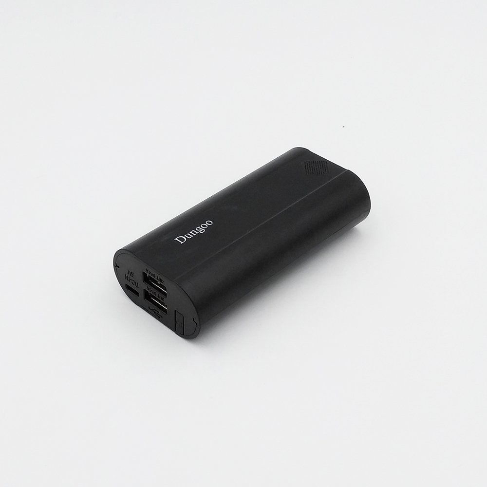 Power Bank Battery Charger & 18650 Battery Pack, Battery Charger Box with LCD display & 3-Port Output Quick Charging for iPhone 7, 7 Plus, Galaxy & Smart Devices (Black)